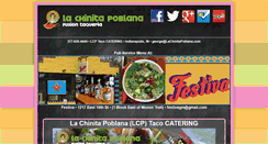 Desktop Screenshot of lachinitapoblana.com