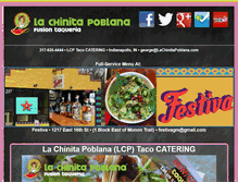 Tablet Screenshot of lachinitapoblana.com